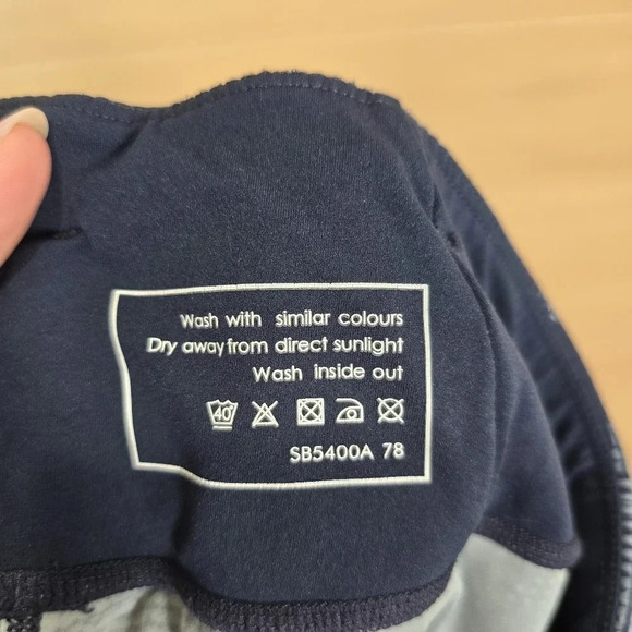 Sweaty Betty Zero Gravity 7/8 Leggings Blue Grid Print Size Small - Picture 9 of 10